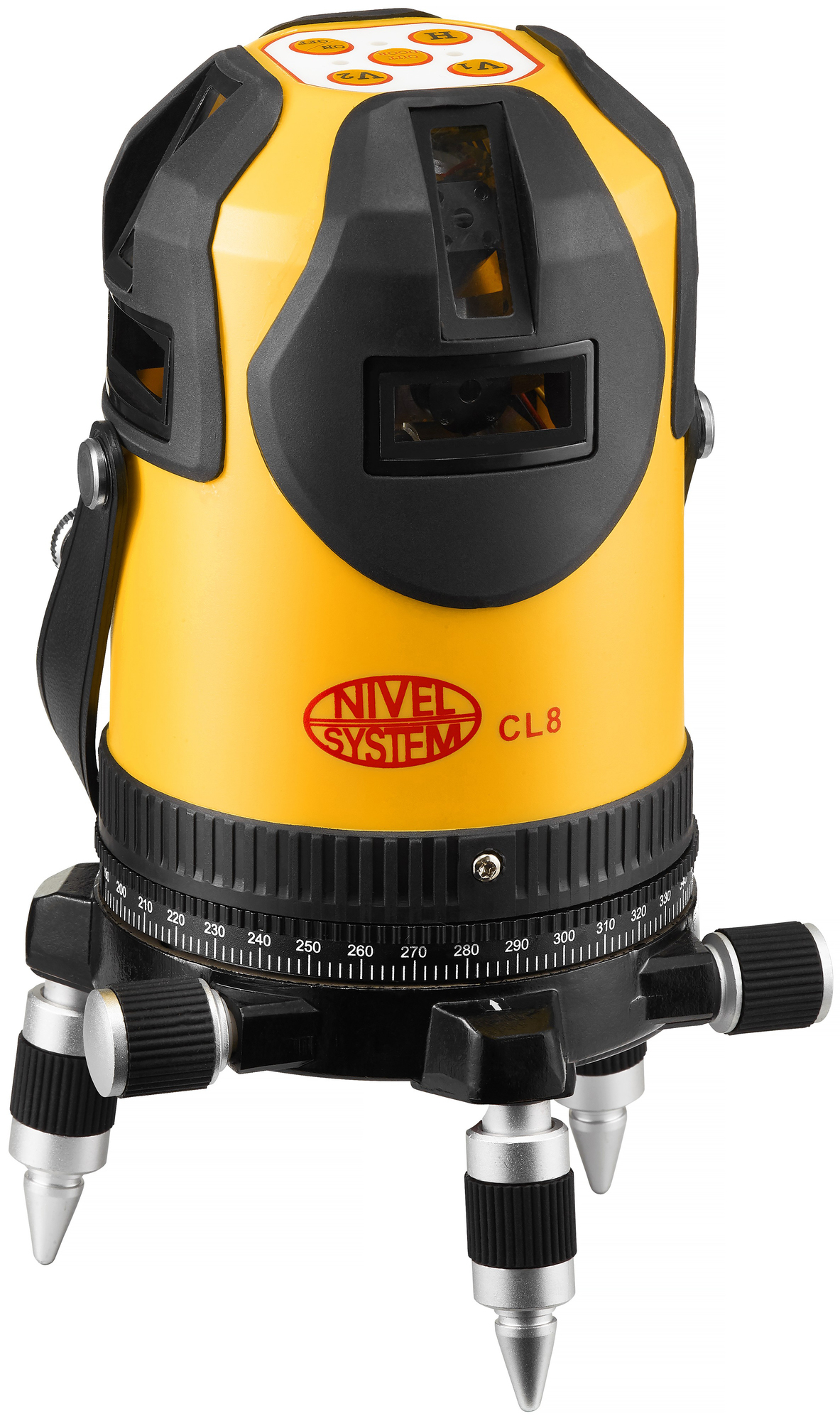 Multilaser krzyżowy Nivel System CL8 (+ statyw)