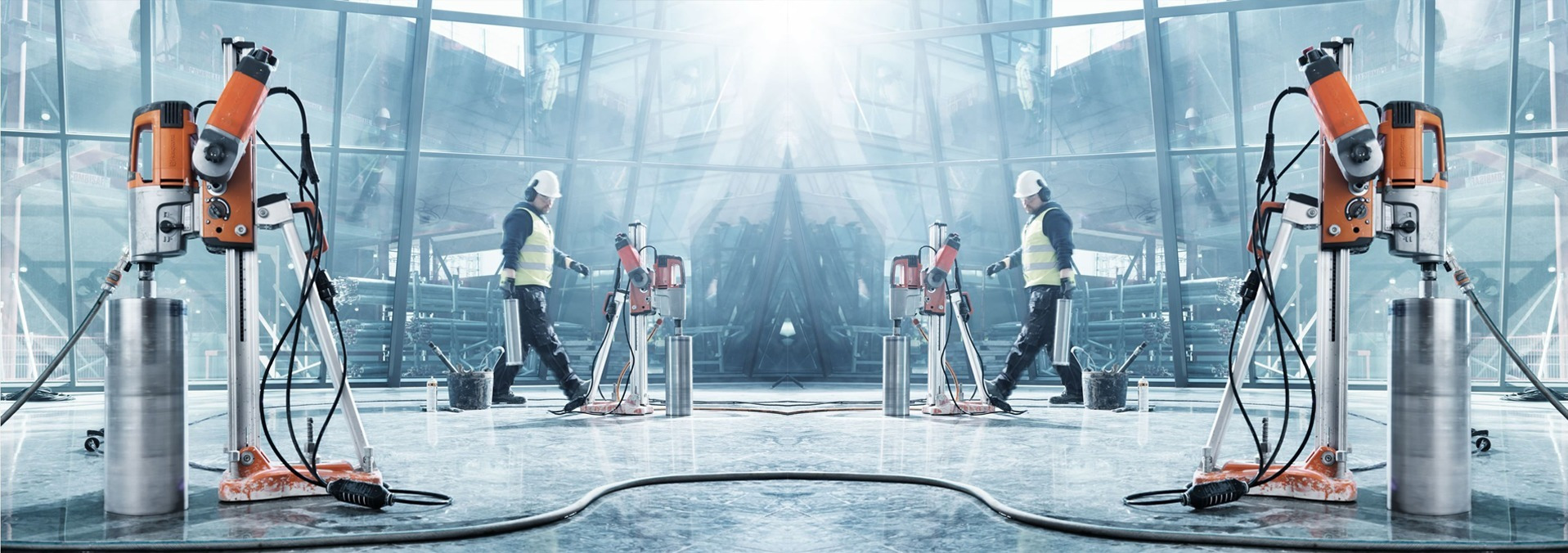 Core drill Husqvarna DS 340 + tripod Husqvarna DS 450 store