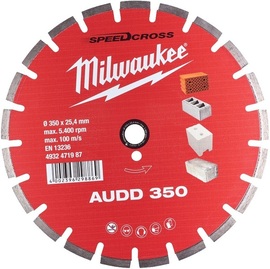Tarcza diamentowa Milwaukee Speedcross AUDD 350 mm do materiałów budowlanych i ściernych