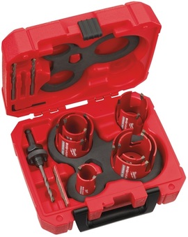 Zestaw otwornic z węglikiem wolframu Milwaukee Big Hawg Multi Material