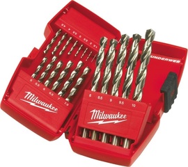 Zestaw wierteł do metalu Milwaukee Thunderweb HSS-G (19 sztuk)