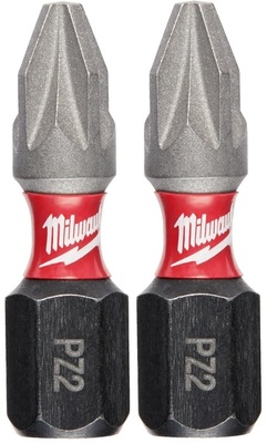 Bit Milwaukee Shockwave PZ2 25 mm (2 sztuki)