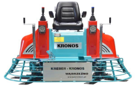 Samojezdna zacieraczka dwutalerzowa Kreber K-436-2-THM KRONOS, silnik Honda GX 690, średnica zacierania 2x 900 mm