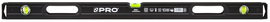 Spirit level PRO 120 cm milled with handle