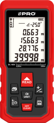 Distance meter PRO DL-60X