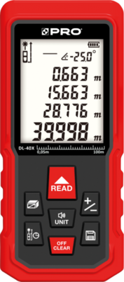 Dalmierz laserowy PRO DL-60X