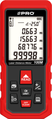 Dalmierz laserowy PRO DL-100X