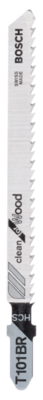 Saw blade T 101 BR Clean for Wood Bosch for the HCS jigsaw (2 pieces)
