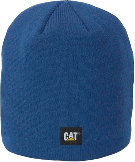 Winter hat Logo Caterpillar blue