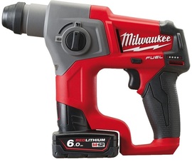 Młotowiertarka SDS-PLUS Milwaukee Fuel M12 CH-602X (+ 2x akumulator 6 Ah + ładowarka + walizka)