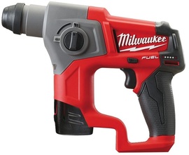 Młotowiertarka SDS-PLUS Milwaukee Fuel M12 CH-202C (+ 2x akumulator 2 Ah + ładowarka + walizka)