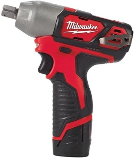 Klucz udarowy Milwaukee ½″ M12 BIW12-202C (+ 2x akumulator 2 Ah + ładowarka + walizka)
