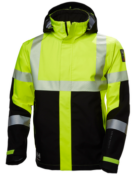 Męska kurtka robocza Helly Hansen ICU shell jacket odblaskowa - Czarno-żółty