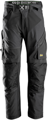 Men’s work trousers Snickers FlexiWork regular - Black
