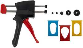 Universal gun Chemdal for two-component glue 50 ml (red) Blue