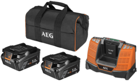 Zestaw akumulatorów 5 Ah z ładowarką AEG Powertools SET LL1850SHD 