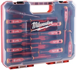 Zestaw wkrętaków (śrubokrętów) izolowanych Milwaukee VDE (12 elementów)