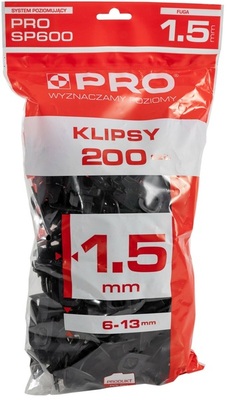 Leveling system PRO SP600 (200 clips in the bag)