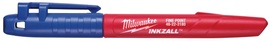 Niebieski marker Milwaukee Inkzall ze standardową końcówką