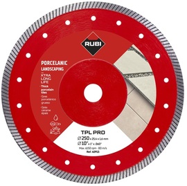 Tarcza diamentowa Rubi TPL 250 EXT PRO 250 mm do gresu porcelanowego