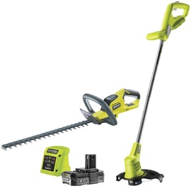 Garden set Ryobi RHT1845LT25M20 - hedge trimmer and grass trimmer