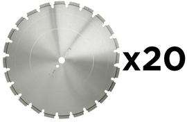 SET – Diamond blade Dr. Schulze Tornado Asfalt Standard 350 mm (20 pcs)