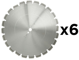 SET – Diamond blade Dr. Schulze Tornado Asfalt Standard 400 mm (6 pcs)