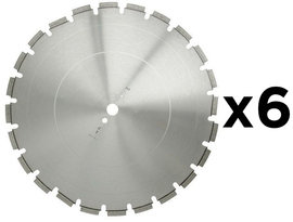 PAKIET – Tarcza diamentowa Dr. Schulze Tornado Asfalt Standard 450 mm do uniwersalnego zastosowania (6 sztuk)