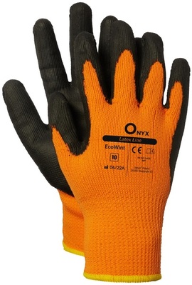 Rękawice robocze Verken EcoWint (12 par) - Pomarańczowy