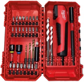 Zestaw bitów udarowych Milwaukee 4932493653 Shockwave Impact Duty + przystawka (35 elementów)