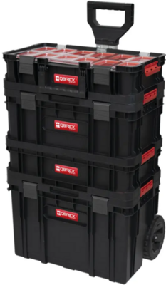 Toolbox set Qbrick System (TWO CART + TWO TOOLBOX + Organizer multi (2 szt.) + TWO BOX 100 + TWO ORGANIZER)