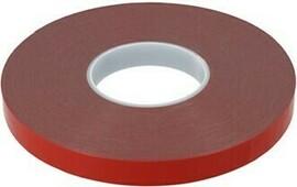 Double-sided acrylic tape Chemdal 36/GT 0.64 mm x 12 mm x 33 m (anthracite)