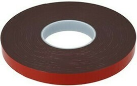 Double-sided acrylic tape Chemdal 35/BT64 0.64 mm x 12 mm x 33 m (black)