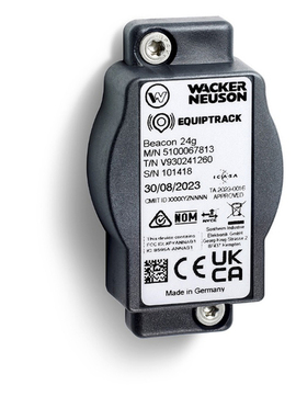 Moduł Wacker Neuson EquipTracker do rejestrowania danych operacyjnych