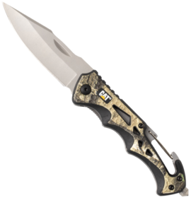 Nóż składany Caterpillar Folding Knife Real Tree Camouflage
