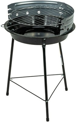Grill węglowy, ogrodowy Velio GW-RH-O (ruszt chromowany)