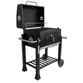 Grill węglowy, ogrodowy Velio HESTIA (ruszt żeliwny)