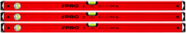 Spirit level PRO 600 100 cm (set of 3)