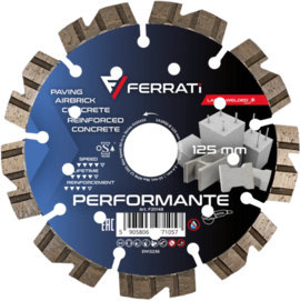 Tarcza diamentowa Ferrati tnąca 125mm PERFORMANTE