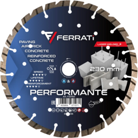 Tarcza diamentowa Ferrati tnąca 230mm PERFORMANTE