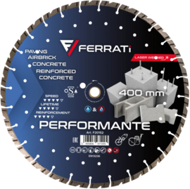 Tarcza diamentowa Ferrati tnąca 400mm PERFORMANTE