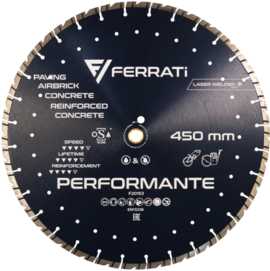 Tarcza diamentowa Ferrati tnąca 450mm PERFORMANTE