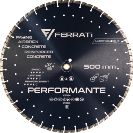 Tarcza diamentowa Ferrati tnąca 500mm PERFORMANTE