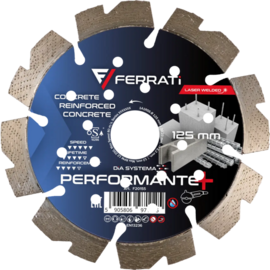 Tarcza diamentowa Ferrati tnąca 125mm DiA SYSTEMA PERFORMANTE PLUS