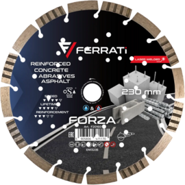 Tarcza diamentowa Ferrati tnąca 230mm FORZA
