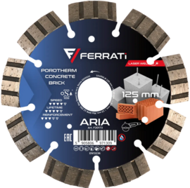 Tarcza diamentowa Ferrati tnąca 125mm ARIA
