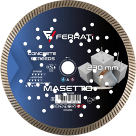 Tarcza diamentowa Ferrati tnąca TURBO 230mm MASETTO