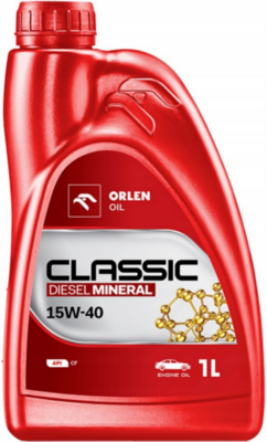 Olej mineralny Classic DIESEL 15W-40 (1000 ml)