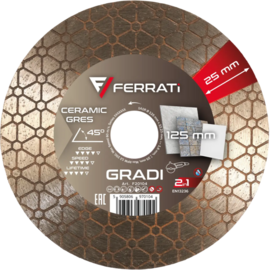 Tarcza diamentowa Ferrati GRADI 2in1 125 mm do ceramiki