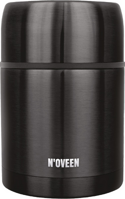 N'oveen lunch thermos TB955 black transparent 800 ml